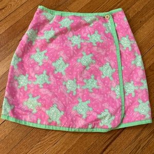 BEAUTIFUL Girls Lilly Pulitzer wrap skirt.